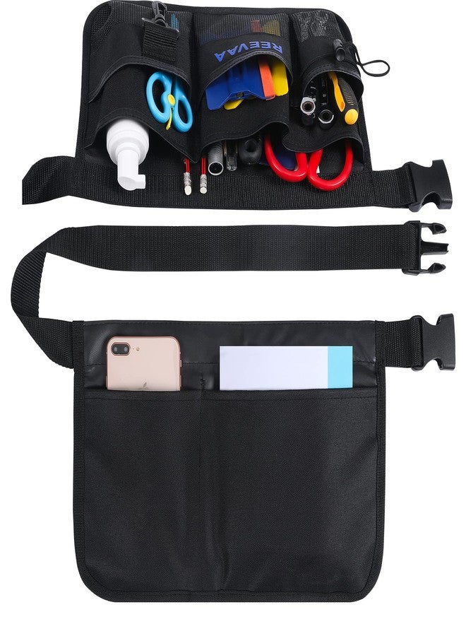 REEVAA Window Tint Tools Apron, Gardening Tool Waist Bag, Tool Pouch with Adjustable Belt, Heavy Duty Waterproof Oxford Utility Belt for Vinyl Wrap (7 Pockets) - Image 2